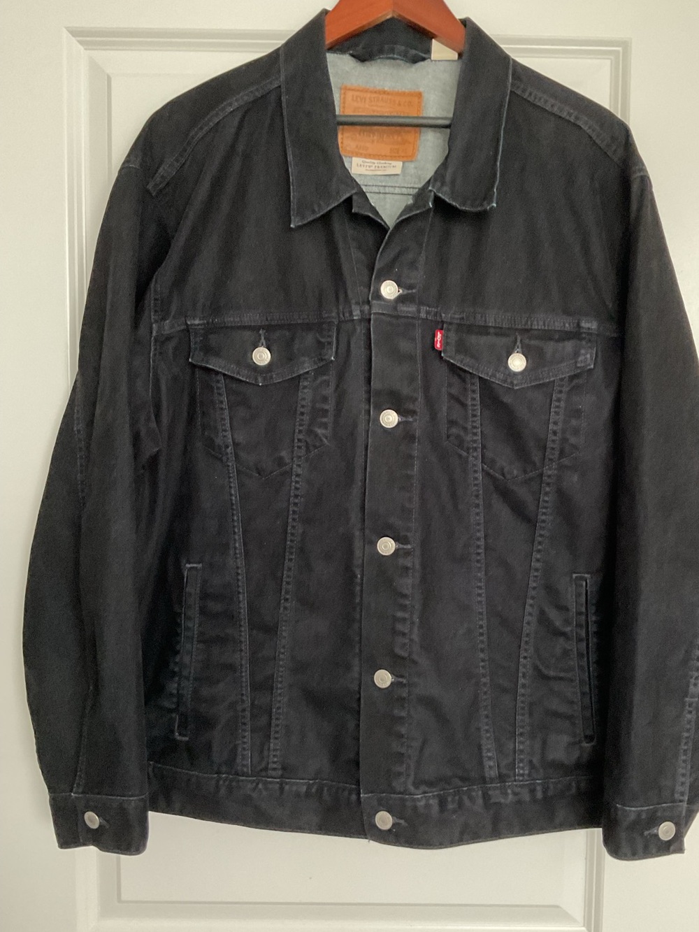 Levi’s cotton black Tucker men’s XL denim re-issue jacket